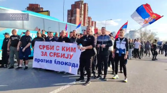Građani koji pešače sa Kosova stigli do Beograda