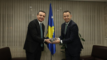 Aljbin Kurti i Faton Peci