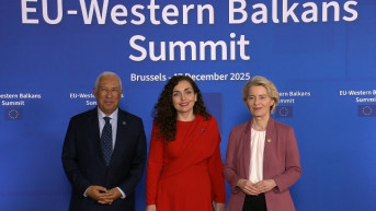 Antonio Košta, Vjosa Osmani i Ursula fon der Lajen