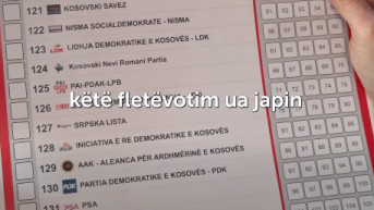 kurti glasački listić
