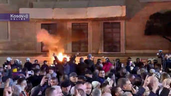Protest opozicije u Tirani