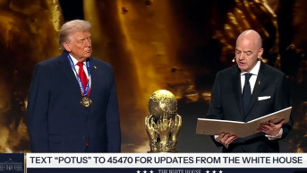Donald Tramp i Đani Infantino