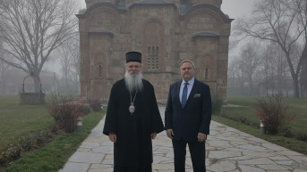 Vladika Teodosije i Riho Teras