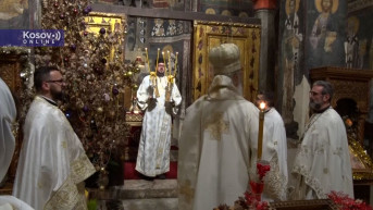 Božićna liturgija, Gračanica