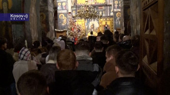 Božićna liturgija, Gračanica