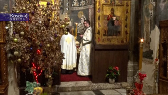 Božićna liturgija, Gračanica