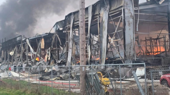 Požar u fabrici Violanda u Grčkoj
