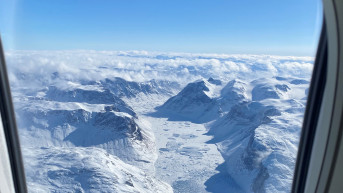 greenland from the air