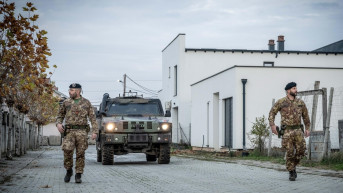 Kfor kinetički bataljon u patroli