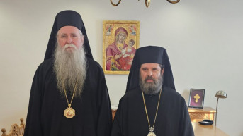 Mitropolit Joanikije u poseti arhiepiskopu albanskom Jovanu