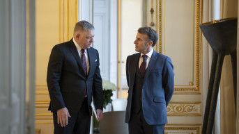 Robert Fico i Emanuel Makron