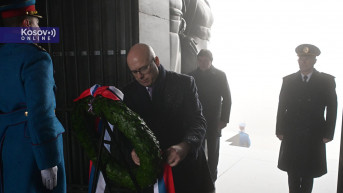 Miloš Vučević položio venac na Avali