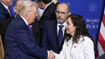 Vjosa Osmani i Donald Tramp