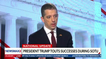 Marko Đurić na TV Newsmax Amerika