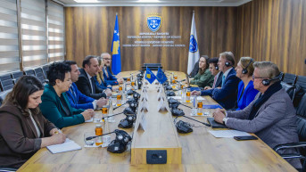 Aivo Orav na sastanku sa Aljbertom Zogajem