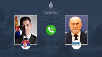 Đurić sa sekretarom Oebsa