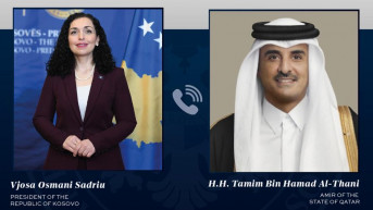 Vjosa Osmani sa emirom Katara