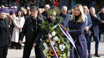 Polaganje venaca u Severnoj Mitrovici