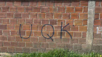 UČK grafiti na kući porodice Jovanović