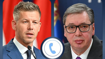 Aleksandar Vučić i Peter Mađar