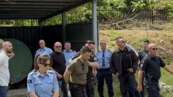 Hapšenje ispred Svetih Arhangela