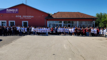 Protest u Donjoj Gušterici
