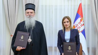 Mitropolit Teodosije i Milica Đurđević Stamnekovski
