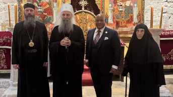 Patrijarh Porfirije i pastor Mark Berns