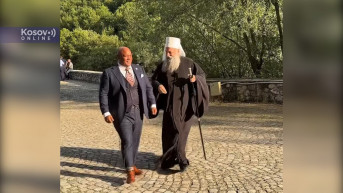 Patrijarh Porfirije i pastor Mar Berns
