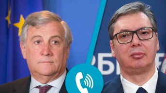 Aleksandar Vučić i Antonio Tajani