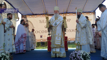 Vladika Teodosije na parastosu u Osojanima