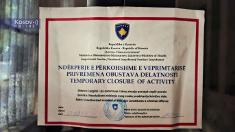 Kosovska sanitarna inspekcija zatvorila Udruženje penzionera Kosovske Mitrovice