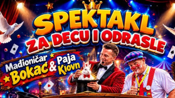 mađioničar bokač i klovn paja 