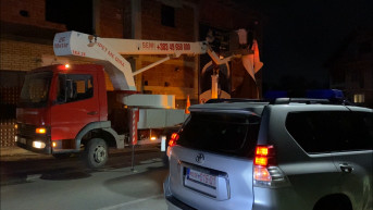 uklonjen baner u Lapljem Selu