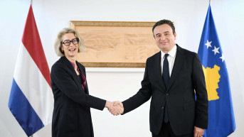 Astrid de Vris i Aljbin Kurti 
