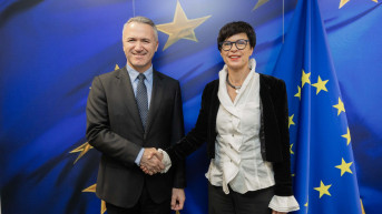 Marta Kos i Jeton Zuljfaj