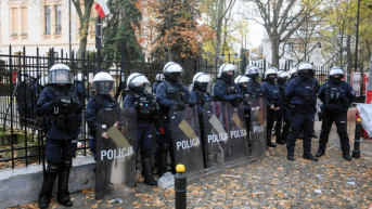 Poljska policija kordon