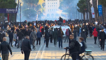 Tirana protest