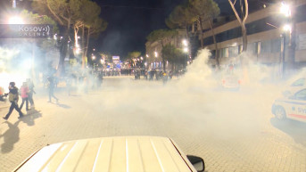 Tirana protest 