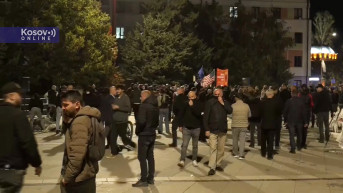 Protest ispred Skupštine Kosova