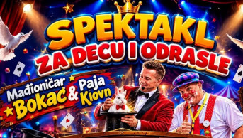mađioničar bokač i klovn paja 