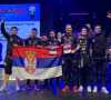 Luka Mitrović i sa kolegama frizerima iz Srbije 