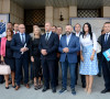 Kandidati Srpske liste ispred sedišta CIK -a u Prištini