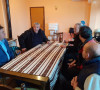 Todosijevic sa raseljenima na Malom Zvečanu