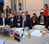 Aleksandar Vučić na jednom od panela u Nemačkoj 