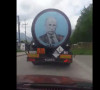 Cisterna sa Putinovom slikom