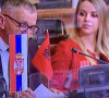kamberi zastava albanije na sednici
