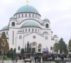 Ispred Hrama svetog Save