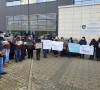 Protest stanovnika Male i Velike Kruše ispred Apelacionog suda u Prištini