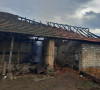 Zapaljeni objekti u dvorištu porodične kuće porodice Jovanović